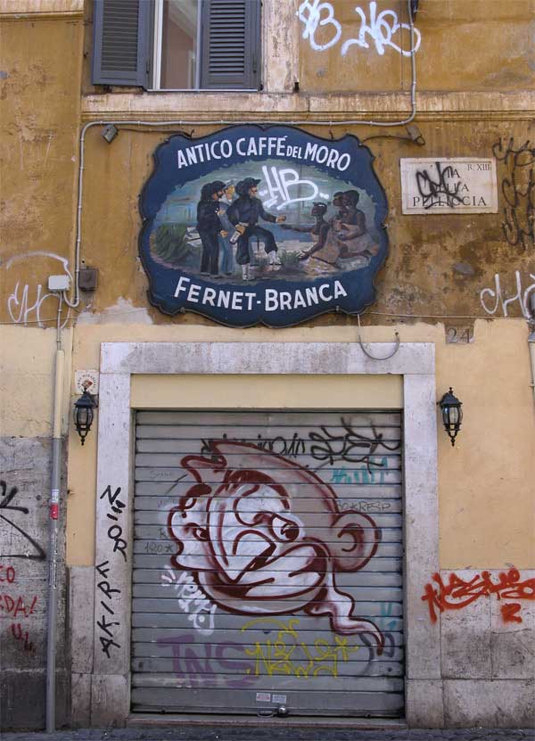 Curiosita' Di Roma: 48 - Graffiti a Trastevere