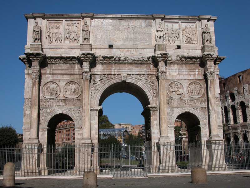7 - Monumenti di Roma: Arco di  Costantino