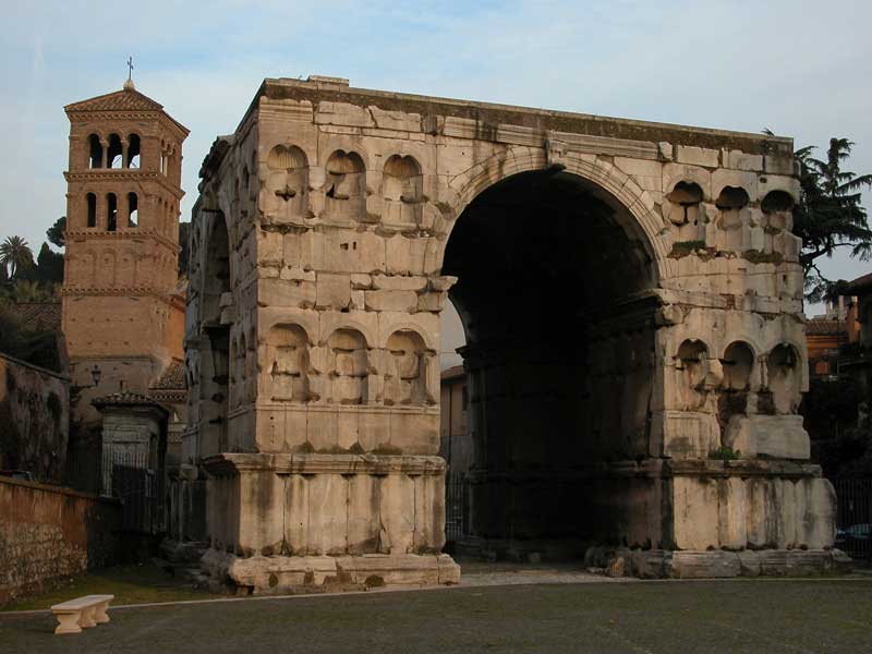 Monumenti di Roma: 36 - Arco di Giano Quadrifronte