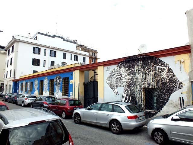 Graffiti  zona Ostiense: 30 - Sten & Lex (Italia)
