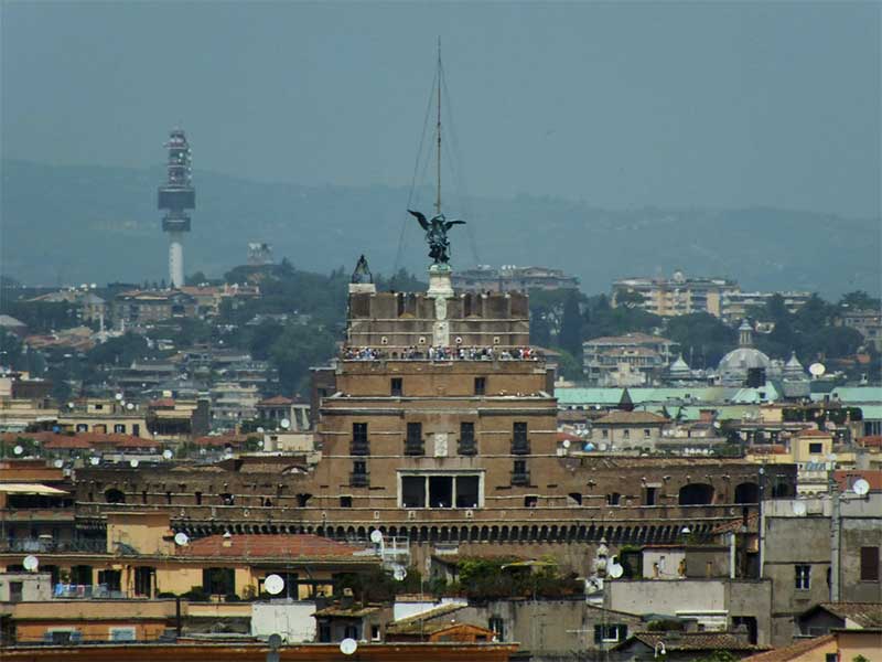 Panorami di Roma: 43 - Panorama dal Gianicolo