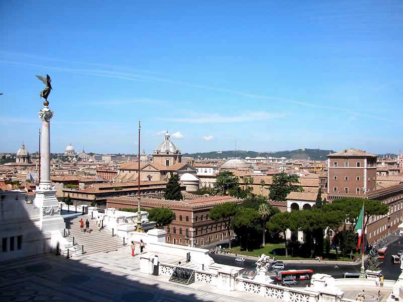 Panorami di Roma: 40 - Panorama dal Vittoriano