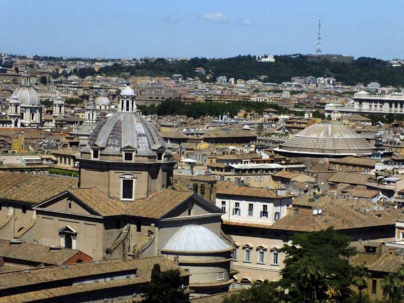 Panorami di Roma: 32 - Panorama dal Vittoriano