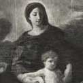 Fig. 1 - G. B. Gaulli:  Pala d'altare.  Roma, chiesa di S. Rocco