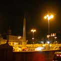 Roma di notte: Piazza del Popolo
