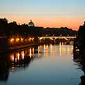 Roma di notte: Lungo Tevere Tevere Farnesina