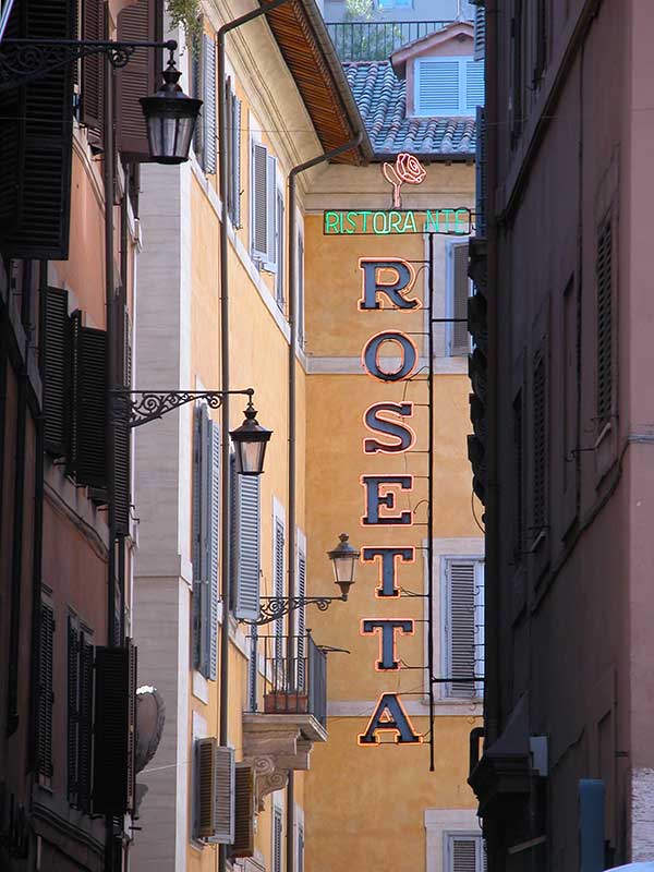 Piccoli Tesori nascosti a Roma: 73 - Via della Rosetta