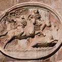 Arco di Costantino a Roma: Tondi dell'età di Adriano