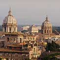 Panorama dal Castel Sant'Angelo di Roma