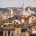 Panorama dal Castel Sant'Angelo di Roma