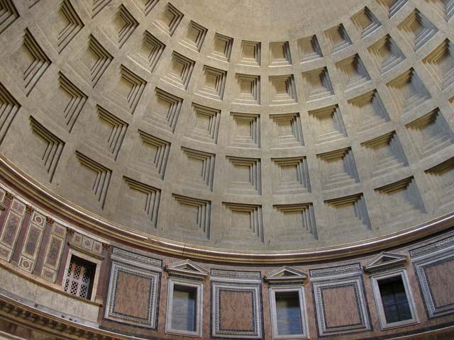 Pantheon di Roma: 11 - Interno della Cupola
