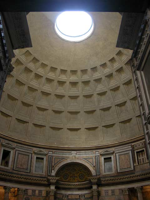 Pantheon di Roma: 12 - Interno della Cupola