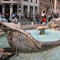 Rome: La Fountain of Barcaccia