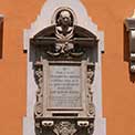 Rome: Lapide commemorativa a G.L. Bernini