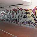 Graffiti a Tor di Valle