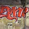 Graffiti a Via Giolitti