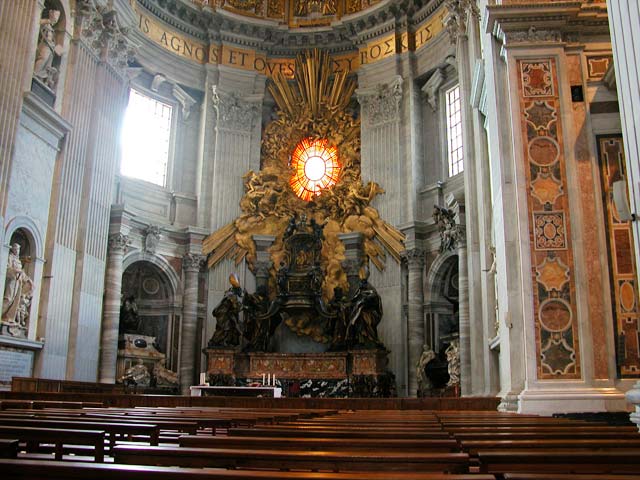 Basilica di San Pietro: 17 - La cattedra
