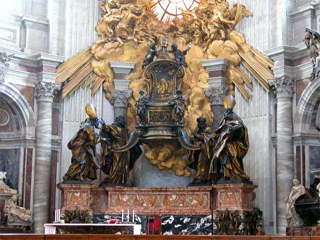 Basilica di San Pietro: 16 - La cattedra