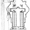 Stampa antica della Basilica di San Pietro in Vaticano
