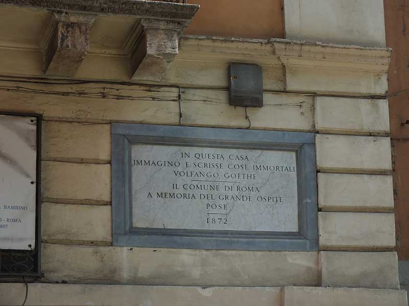 Via del Corso: 69 - Casa di Goethe