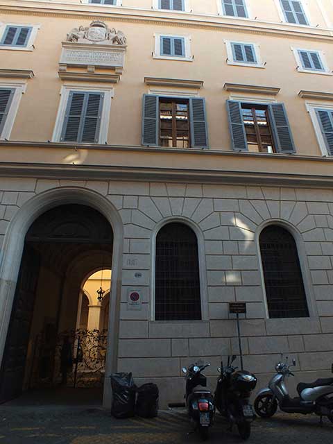 Via Giulia: 35 - Palazzo del Collegio Spagnolo