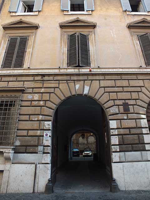 Via Giulia: 54 - Palazzo d'Epoca