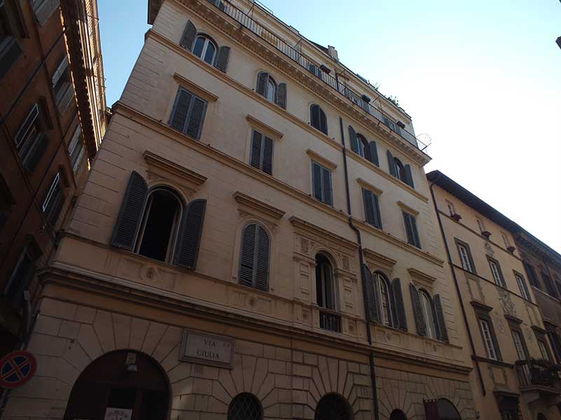 Via Giulia: 66 - Palazzo d'Epoca