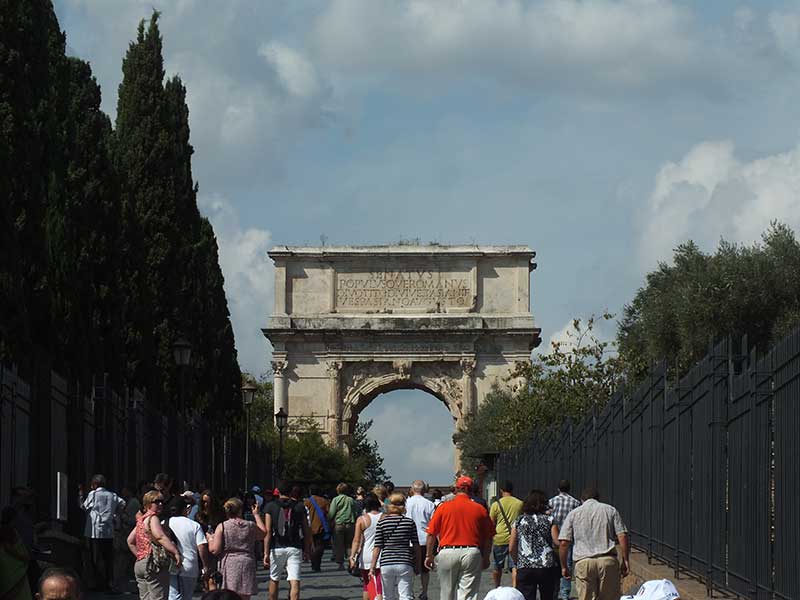 Passeggiate Romane: Colosseo - San Giovanni - Colosseo: 63 - Arco di Tito