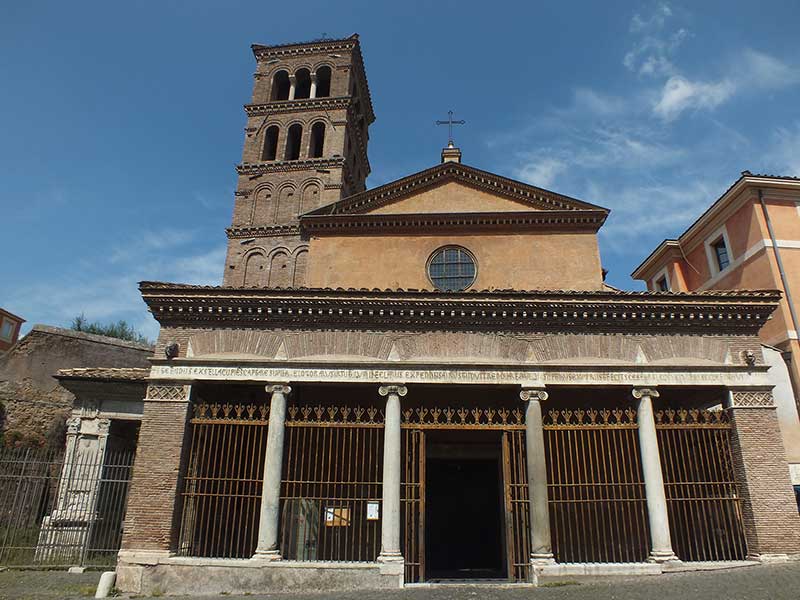 Passeggiate Romane - da Porta Portese a Porta San Paolo: 39 - Chiesa di San Giorgio al Velabro