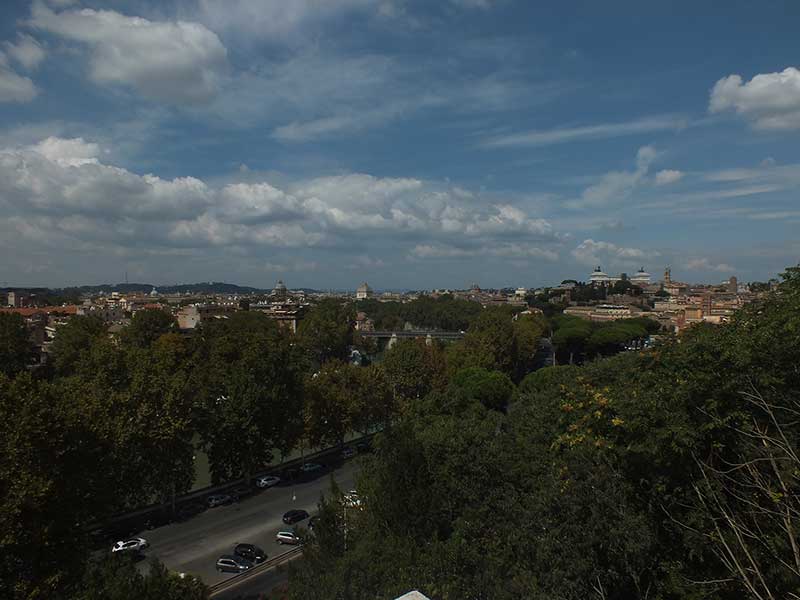 Passeggiate Romane - da Porta Portese a Porta San Paolo: 52 - Panorama dall'Aventino